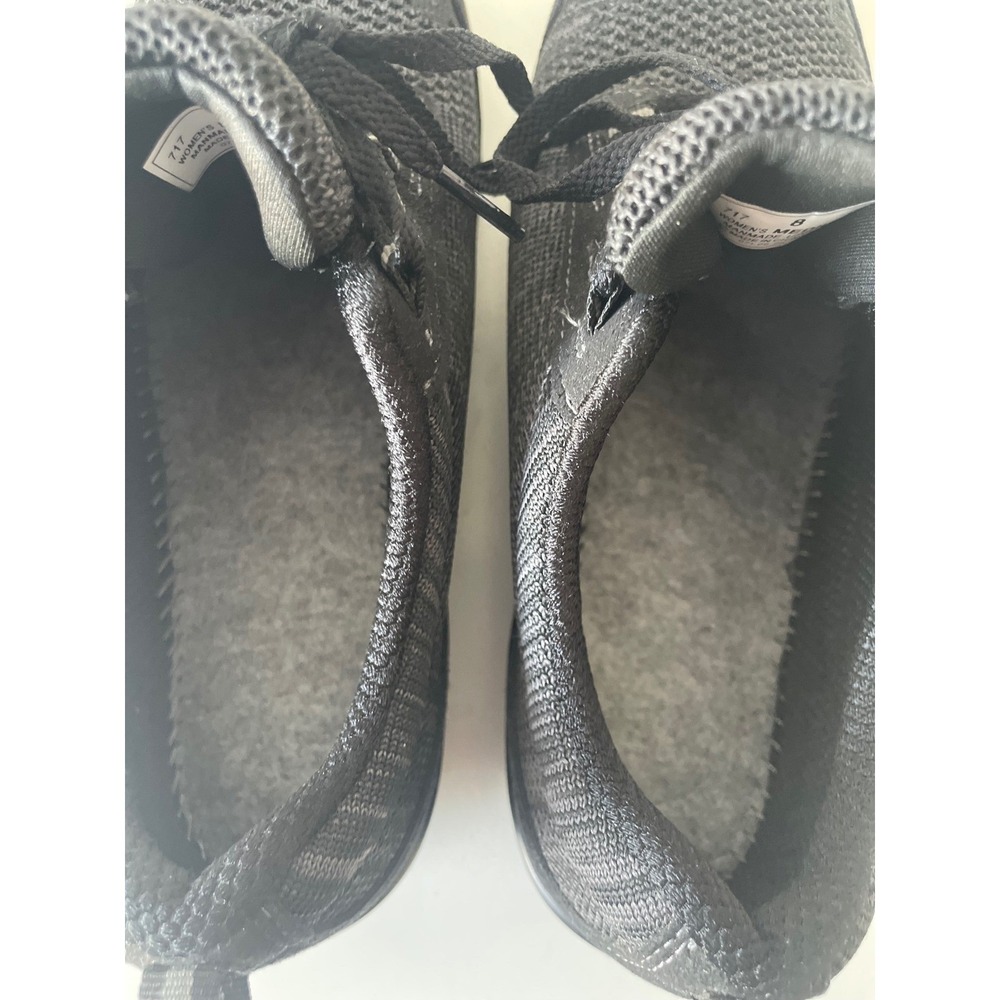 Orthofeet Coral Black Stretch Knit Walking Sneakers Womens 8 Medium - Picture 3 of 6